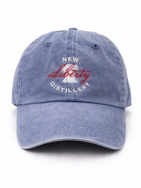New Liberty Distillery Hat | Blue Washed Cotton | Adjustable | Port & Company